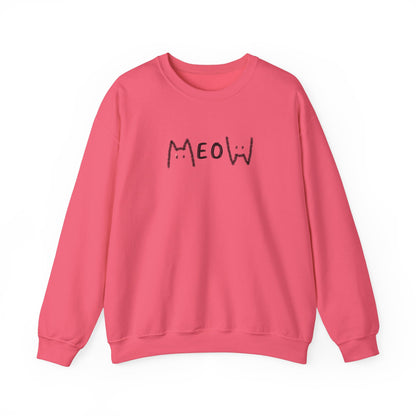 Meow_Unisex Heavy Blend™ Crewneck Sweatshirt