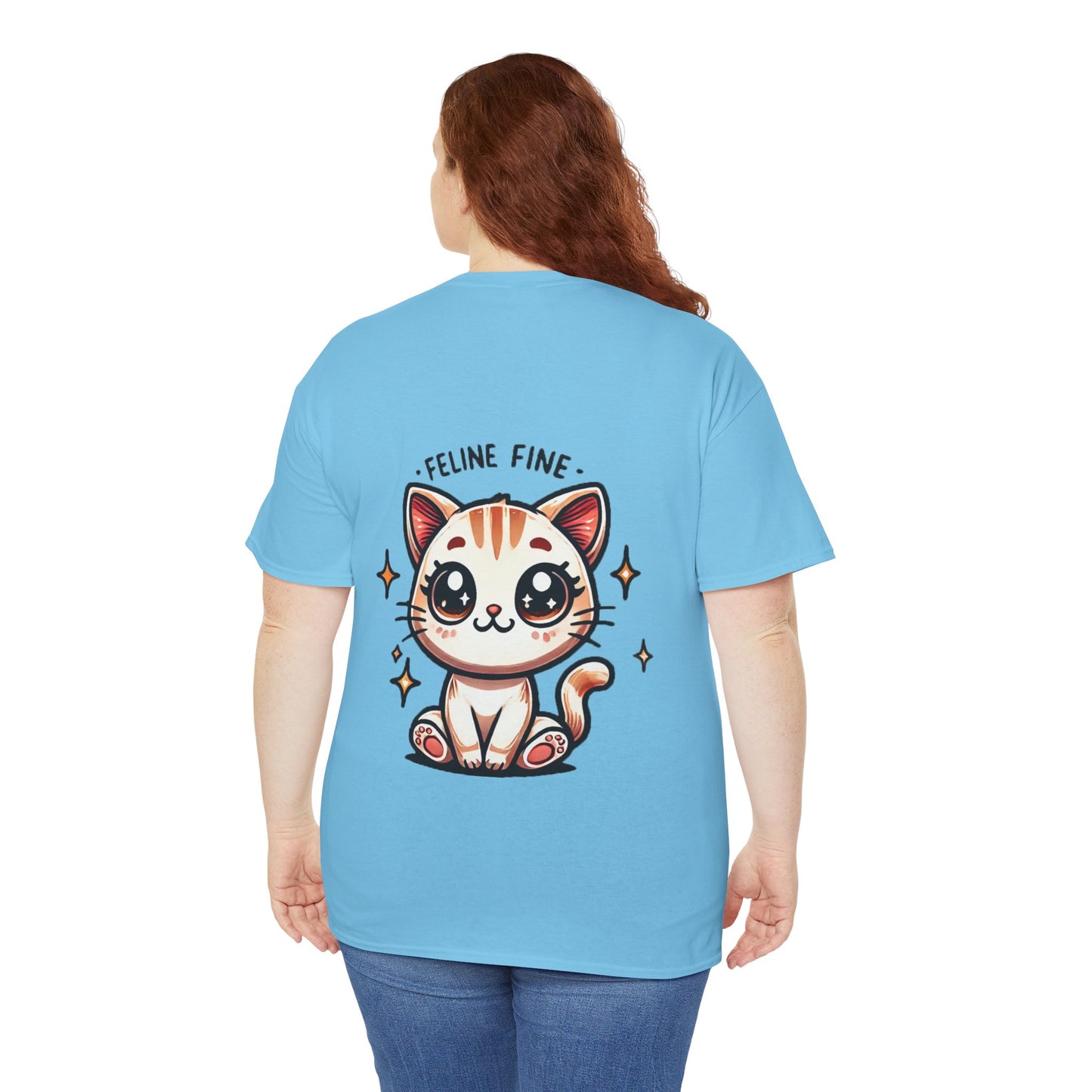 Feline Fine | Unisex Heavy Cotton Tee
