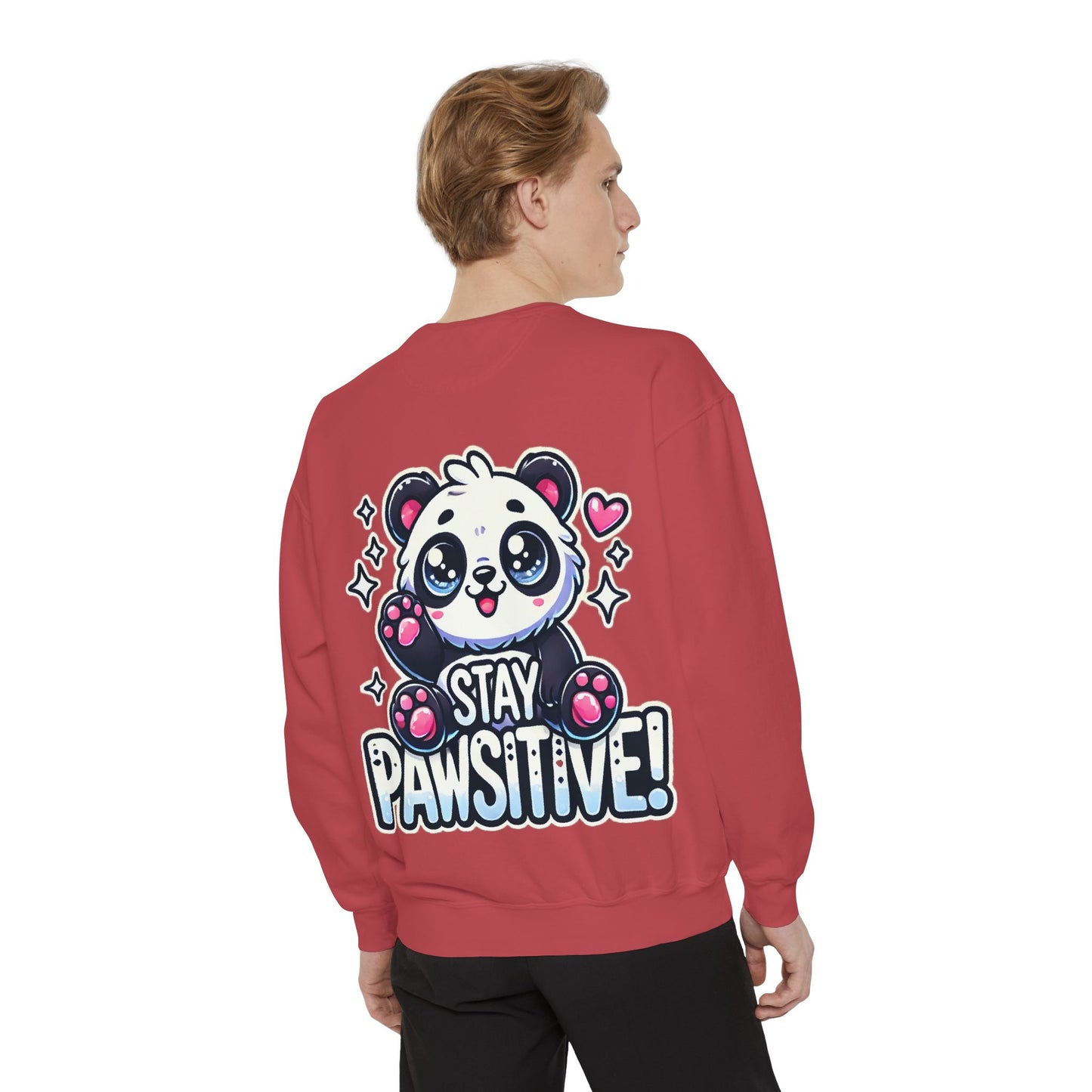 Pawsitive | Unisex Garment-Dyed Sweatshirt