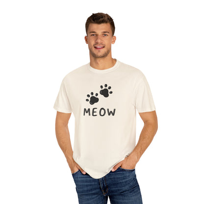 MEOW_Unisex Garment-Dyed T-shirt