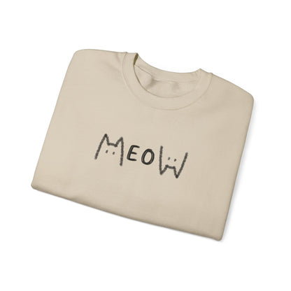 Meow_Unisex Heavy Blend™ Crewneck Sweatshirt