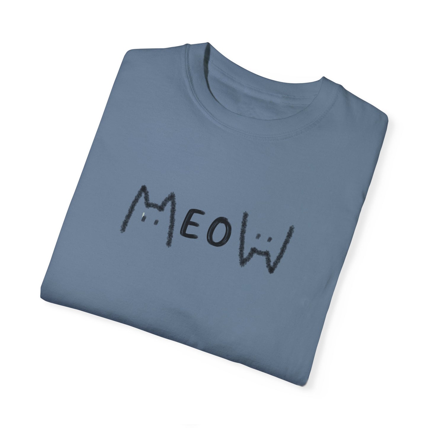 Meow_Unisex Garment-Dyed T-shirt