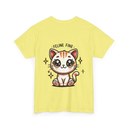 Feline Fine | Unisex Heavy Cotton Tee