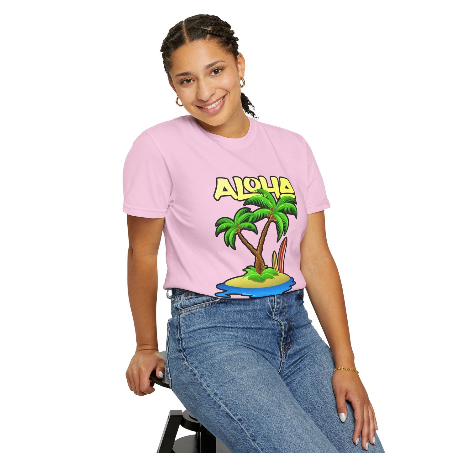 ALOHA | Unisex Garment-Dyed T-shirt