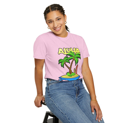 ALOHA | Unisex Garment-Dyed T-shirt