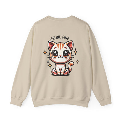 Feline Fine | Unisex Heavy Blend™ Crewneck Sweatshirt