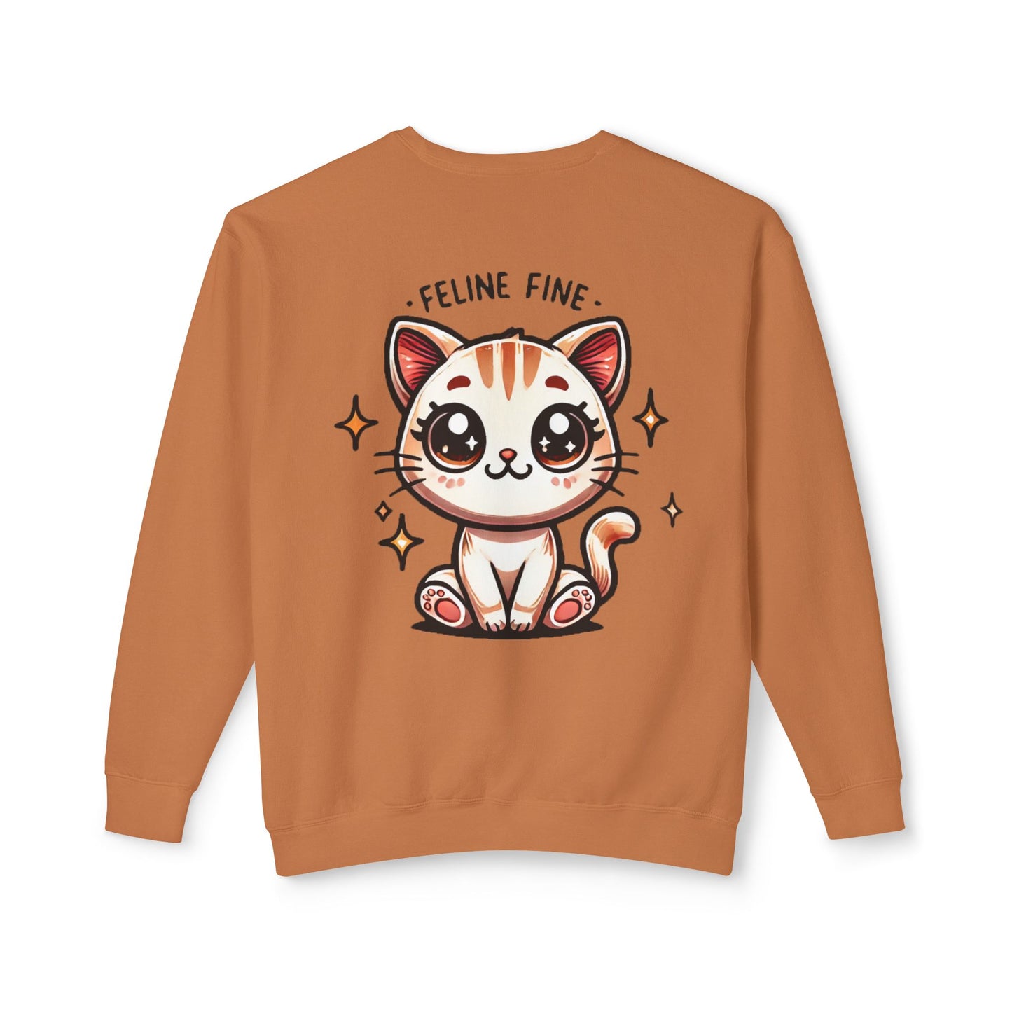 Feline Fine | Unisex Lightweight Crewneck Sweatshirt