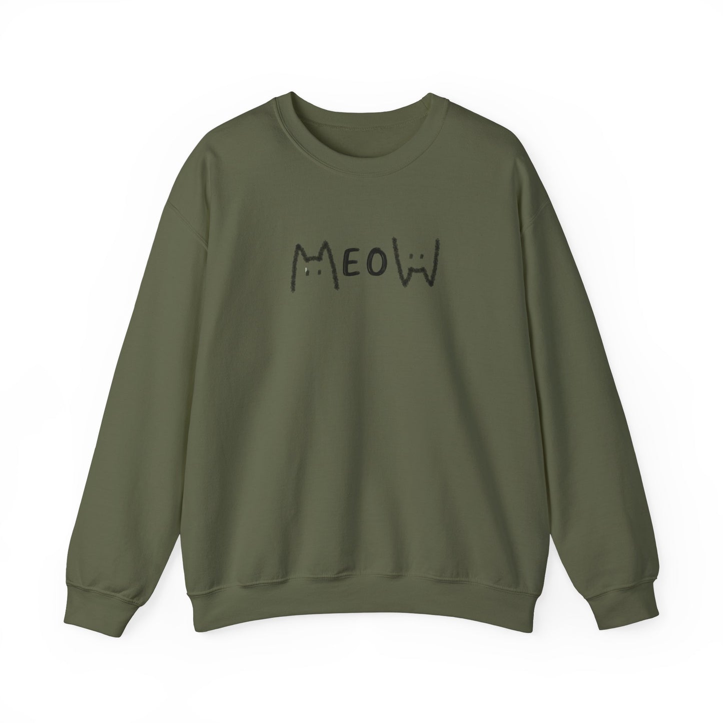 Meow_Unisex Heavy Blend™ Crewneck Sweatshirt