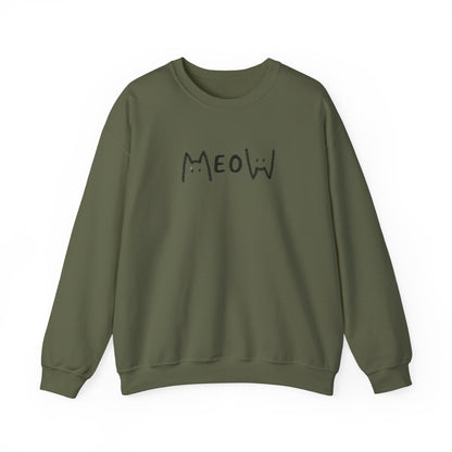 Meow_Unisex Heavy Blend™ Crewneck Sweatshirt