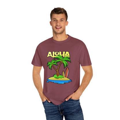 ALOHA | Unisex Garment-Dyed T-shirt