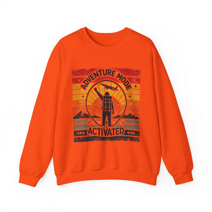 Adventure Mode Activated | Unisex Heavy Blend™ Crewneck Sweatshirt