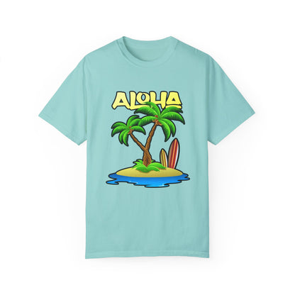 ALOHA | Unisex Garment-Dyed T-shirt