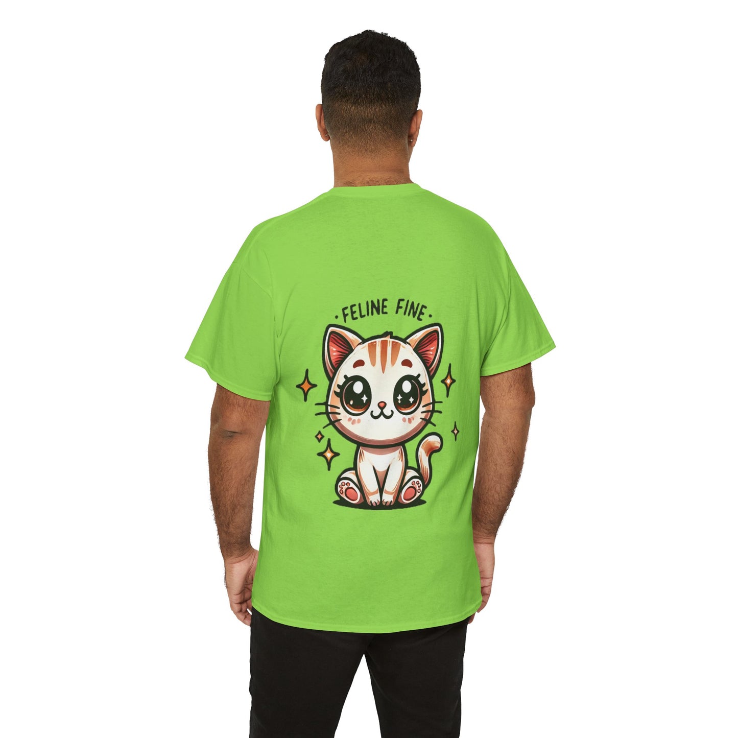 Feline Fine | Unisex Heavy Cotton Tee