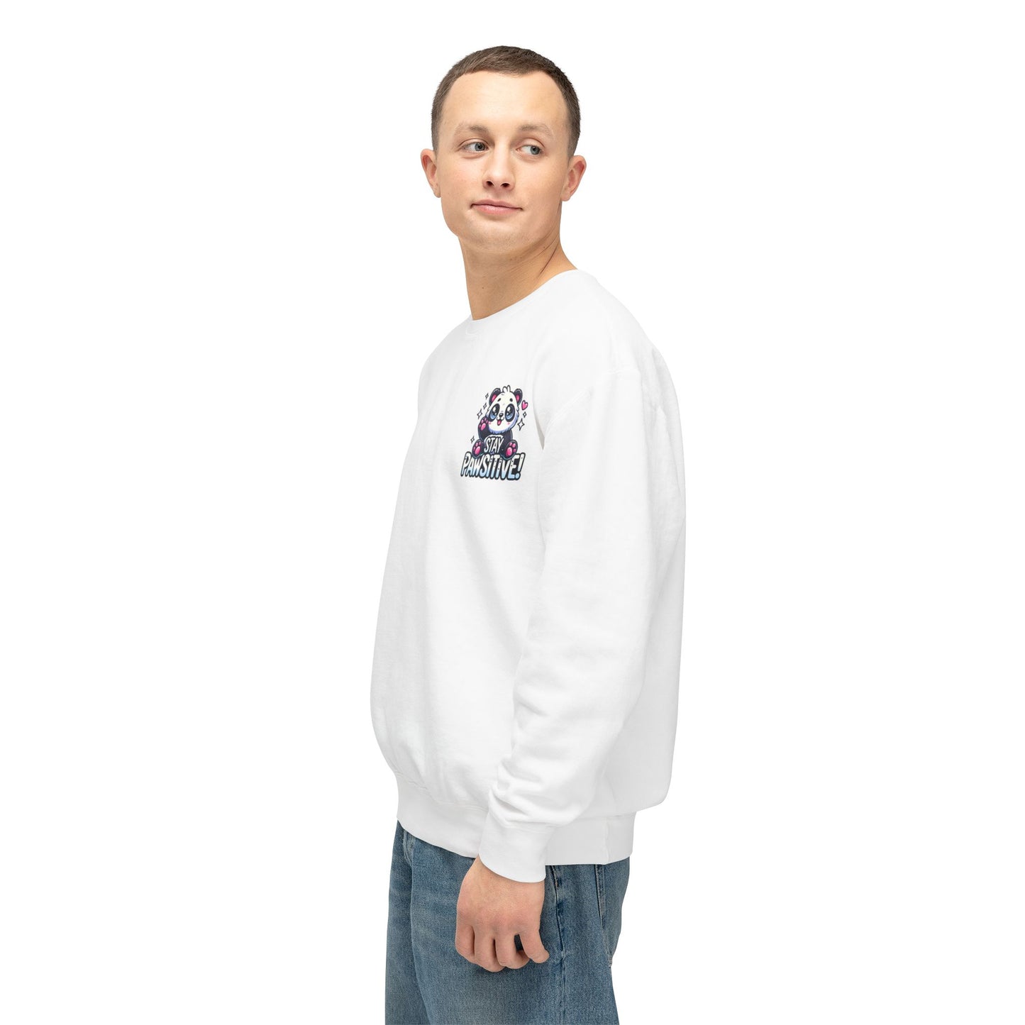 Pawsitive | Unisex Lightweight Crewneck Sweatshirt