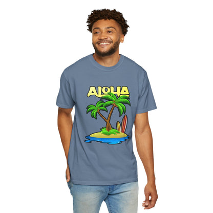 ALOHA | Unisex Garment-Dyed T-shirt