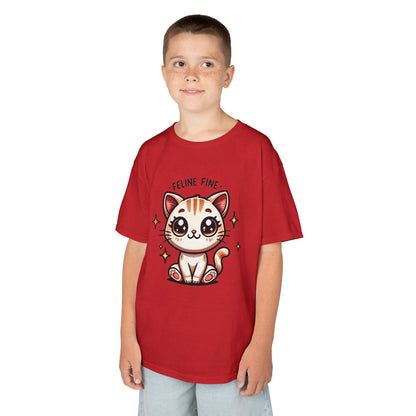 Feline Fine | Kids Heavy Cotton™ Tee