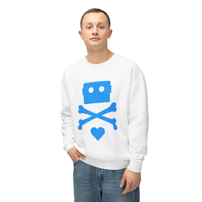 Zima Blue | Unisex Lightweight Crewneck Sweatshirt