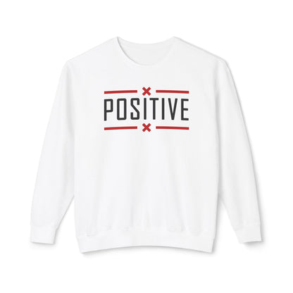Positive_Unisex Lightweight Crewneck Sweatshirt