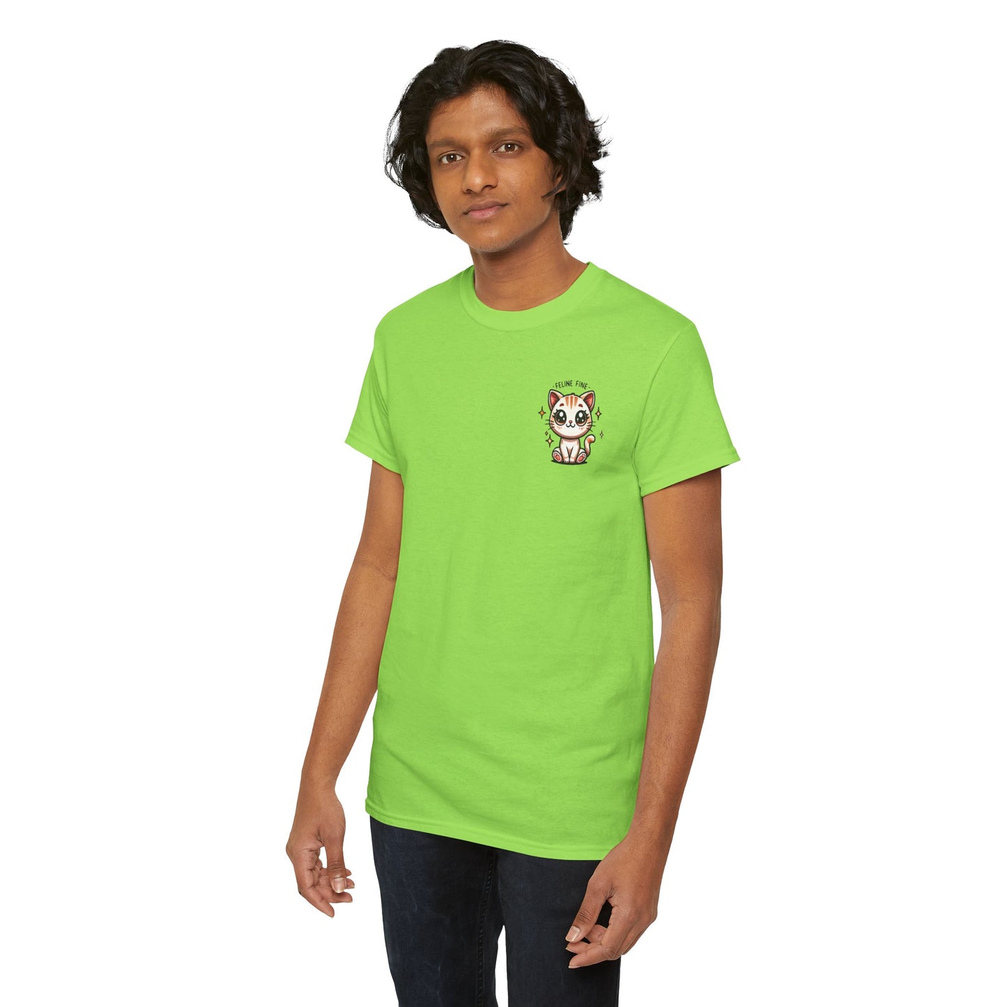 Feline Fine | Unisex Heavy Cotton Tee
