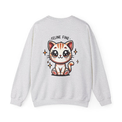 Feline Fine | Unisex Heavy Blend™ Crewneck Sweatshirt