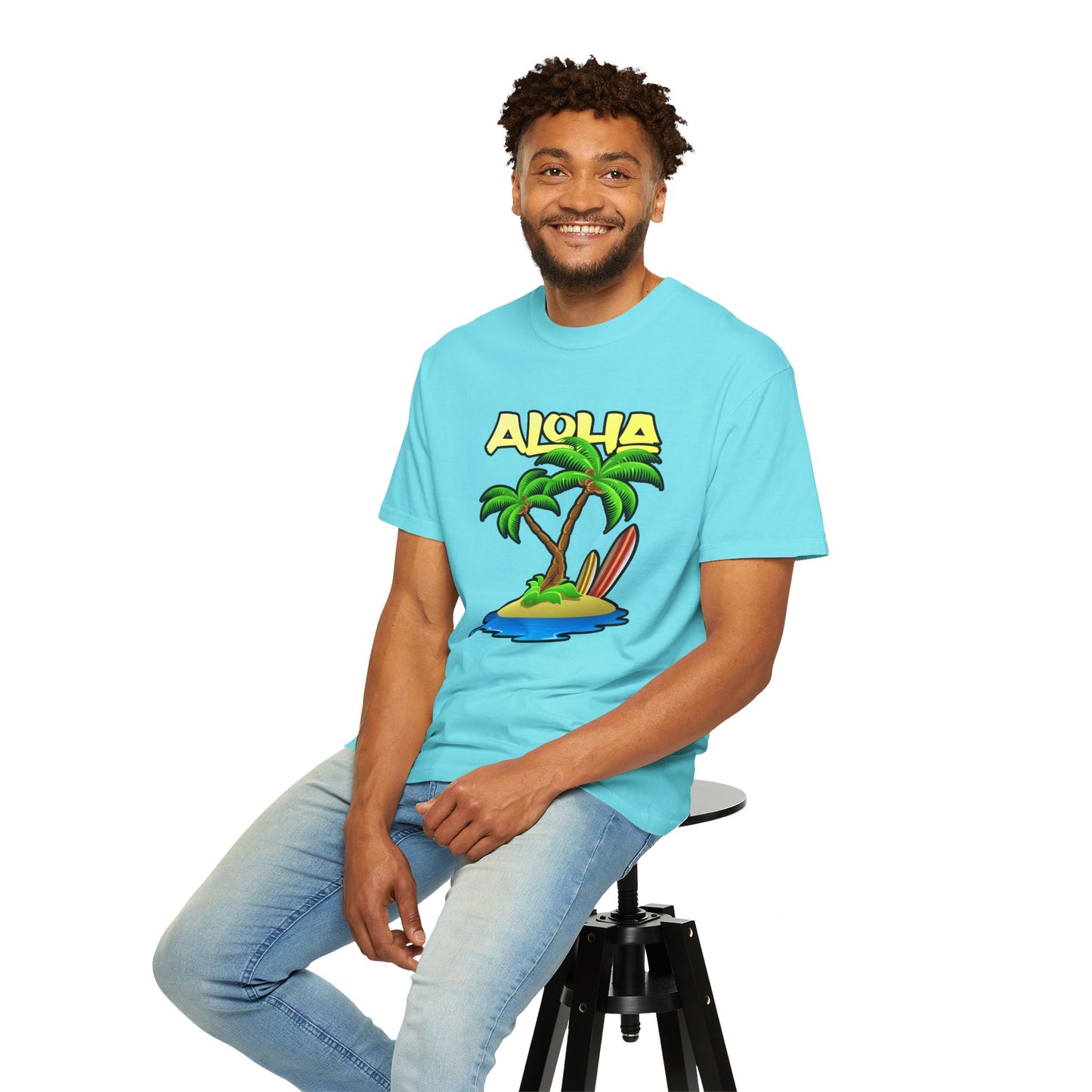 ALOHA | Unisex Garment-Dyed T-shirt