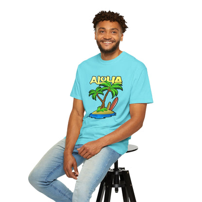ALOHA | Unisex Garment-Dyed T-shirt