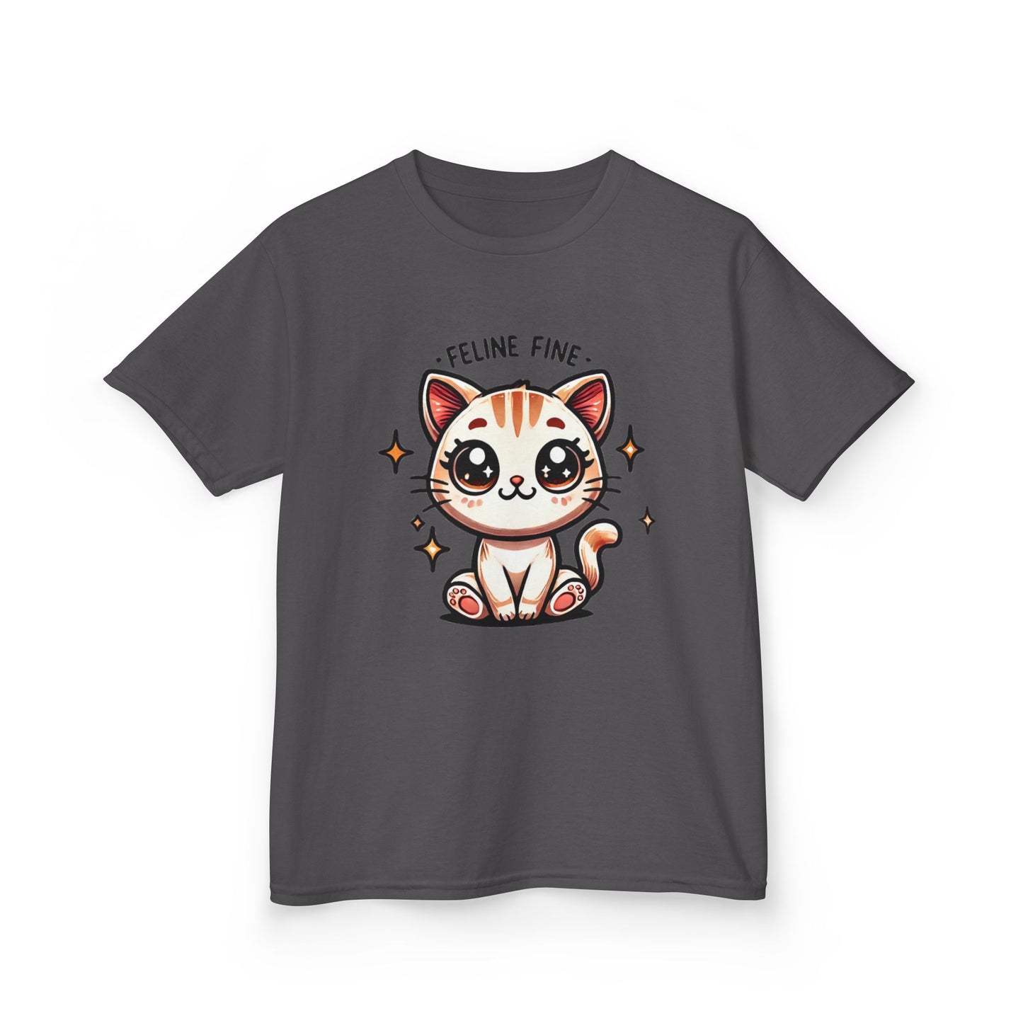 Feline Fine | Kids Heavy Cotton™ Tee