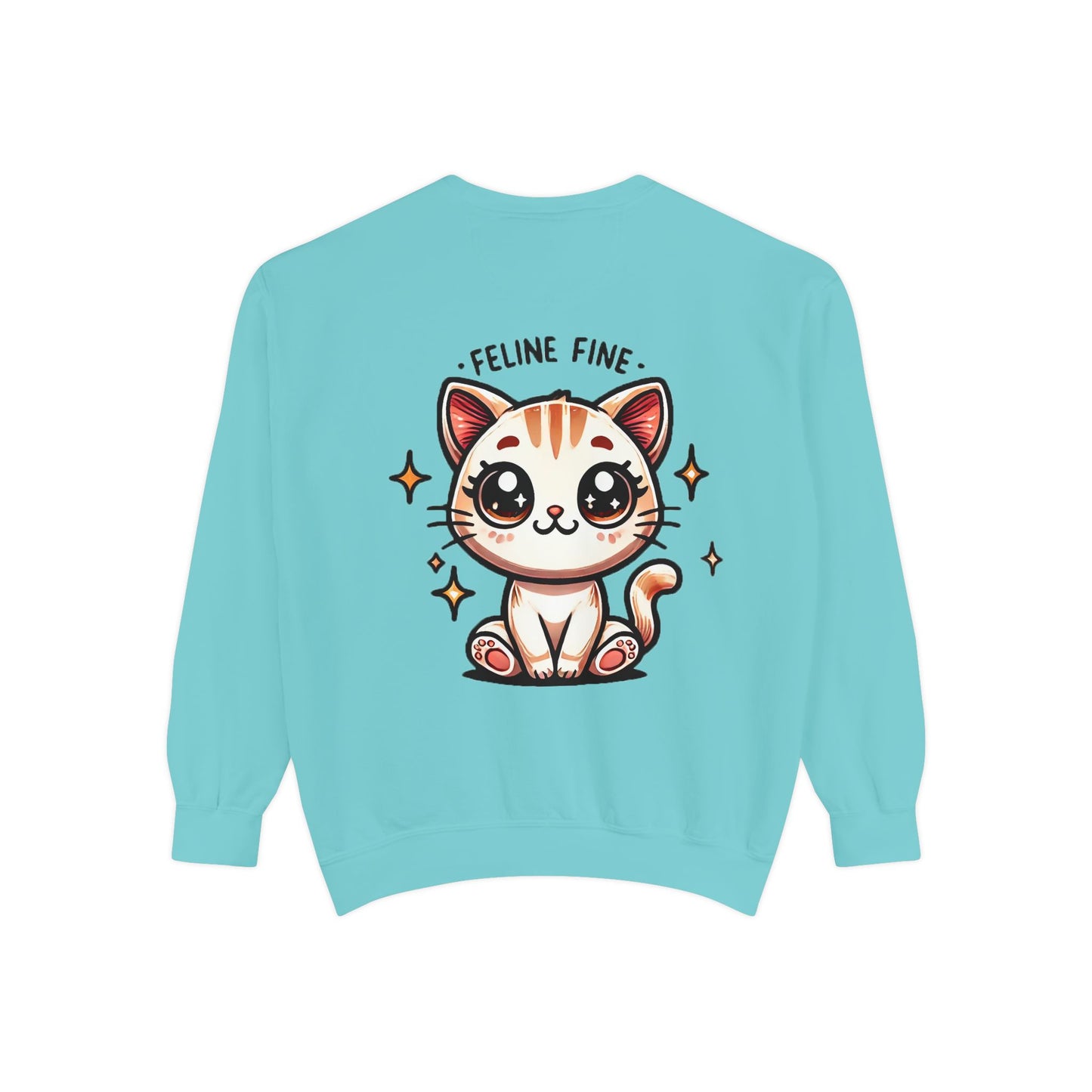 Feline Fine | Unisex Garment-Dyed Sweatshirt