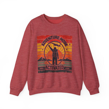 Adventure Mode Activated | Unisex Heavy Blend™ Crewneck Sweatshirt