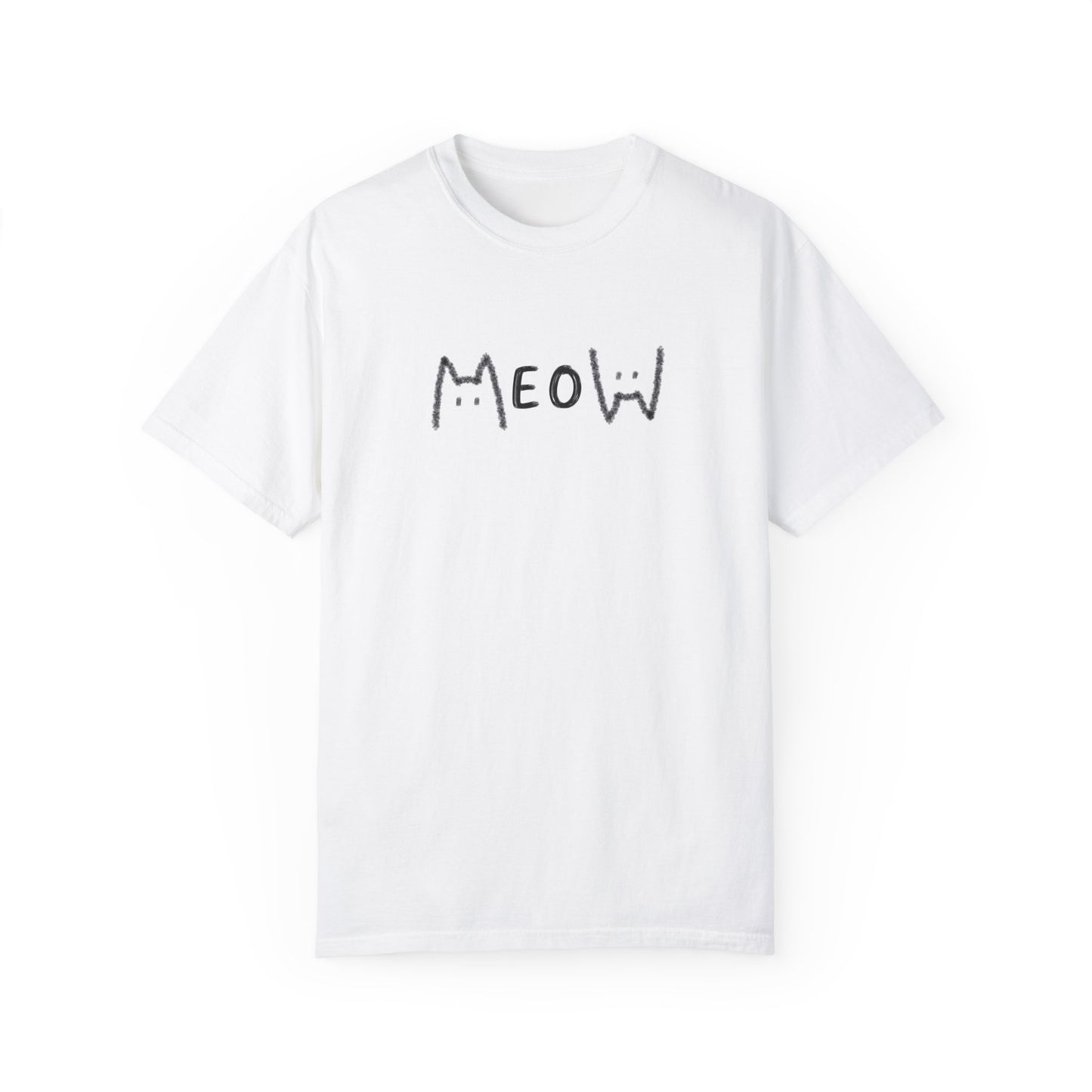 Meow_Unisex Garment-Dyed T-shirt