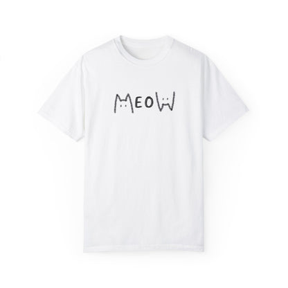 Meow_Unisex Garment-Dyed T-shirt