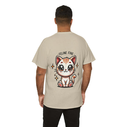 Feline Fine | Unisex Heavy Cotton Tee