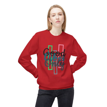 Good Vibes Only | Unisex Midweight Softstyle Fleece Crewneck Sweatshirt