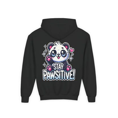 Pawsitive | Youth Heavy Blend Hooded Sweatshirt