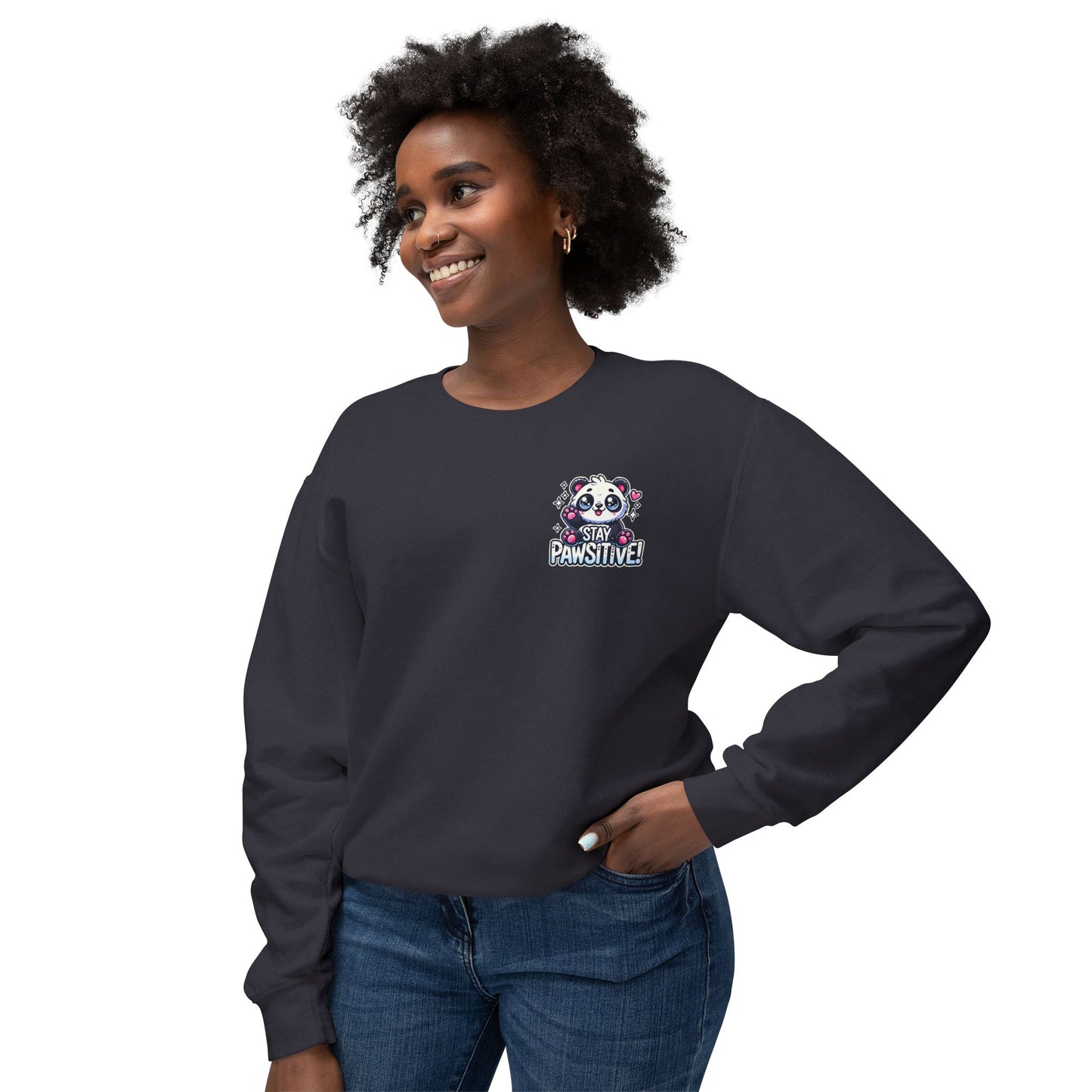 Pawsitive | Unisex Lightweight Crewneck Sweatshirt
