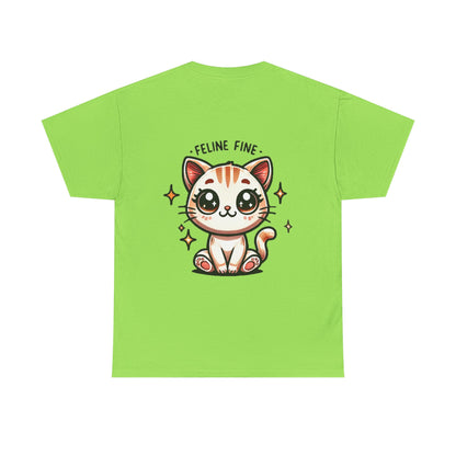 Feline Fine | Unisex Heavy Cotton Tee