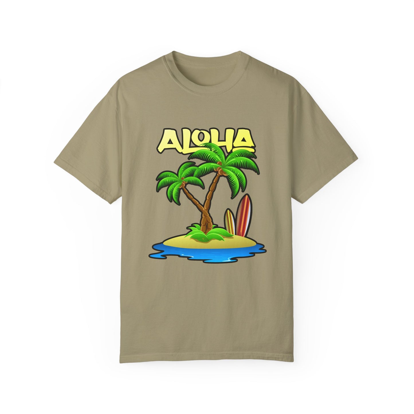 ALOHA | Unisex Garment-Dyed T-shirt