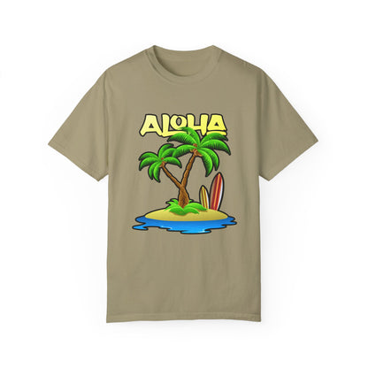 ALOHA | Unisex Garment-Dyed T-shirt
