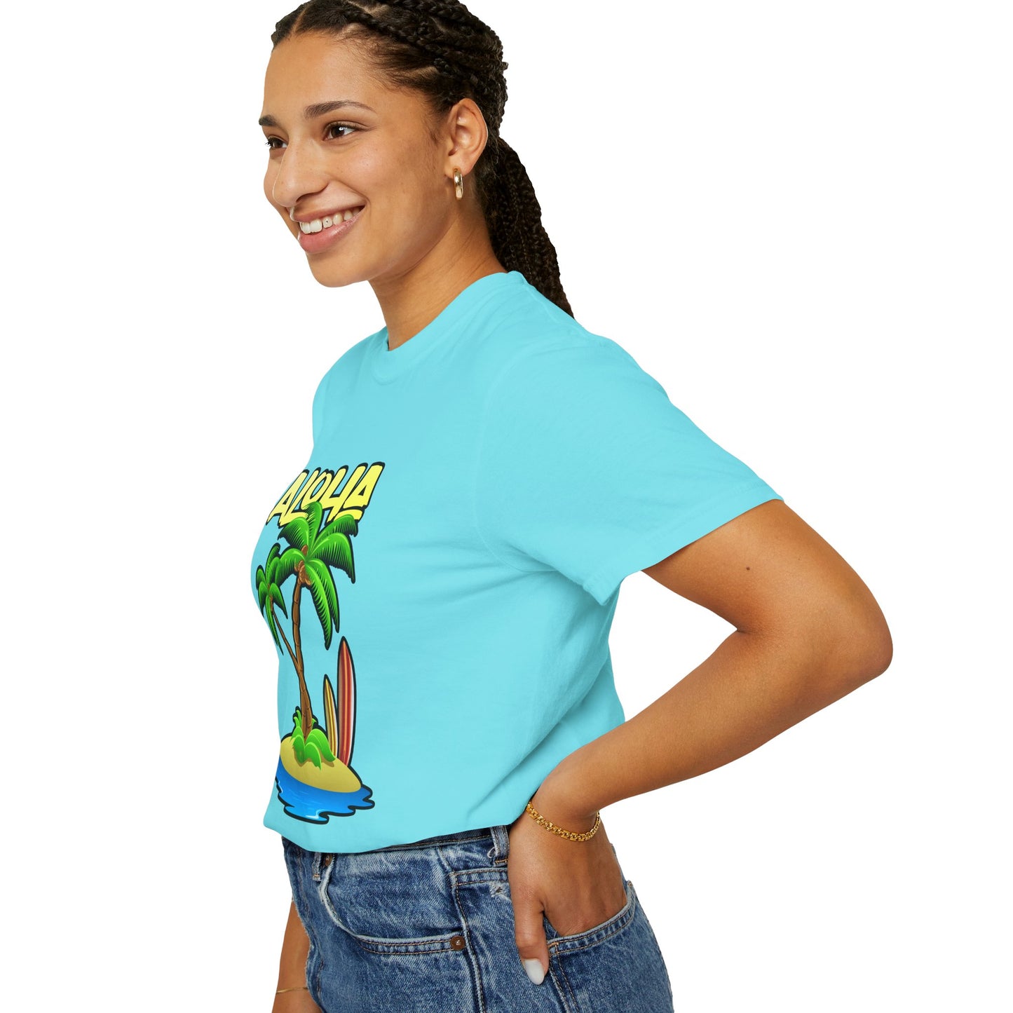 ALOHA | Unisex Garment-Dyed T-shirt