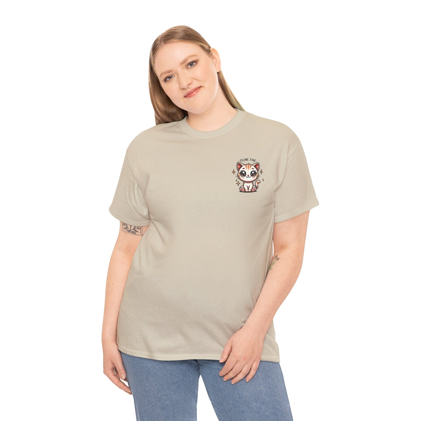 Feline Fine | Unisex Heavy Cotton Tee