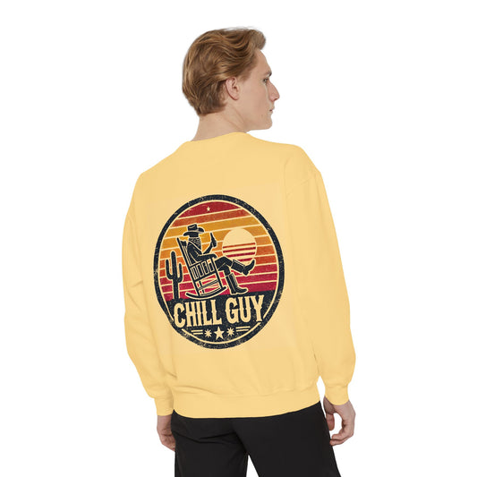 Chill Cowboy | Unisex Garment-Dyed Sweatshirt