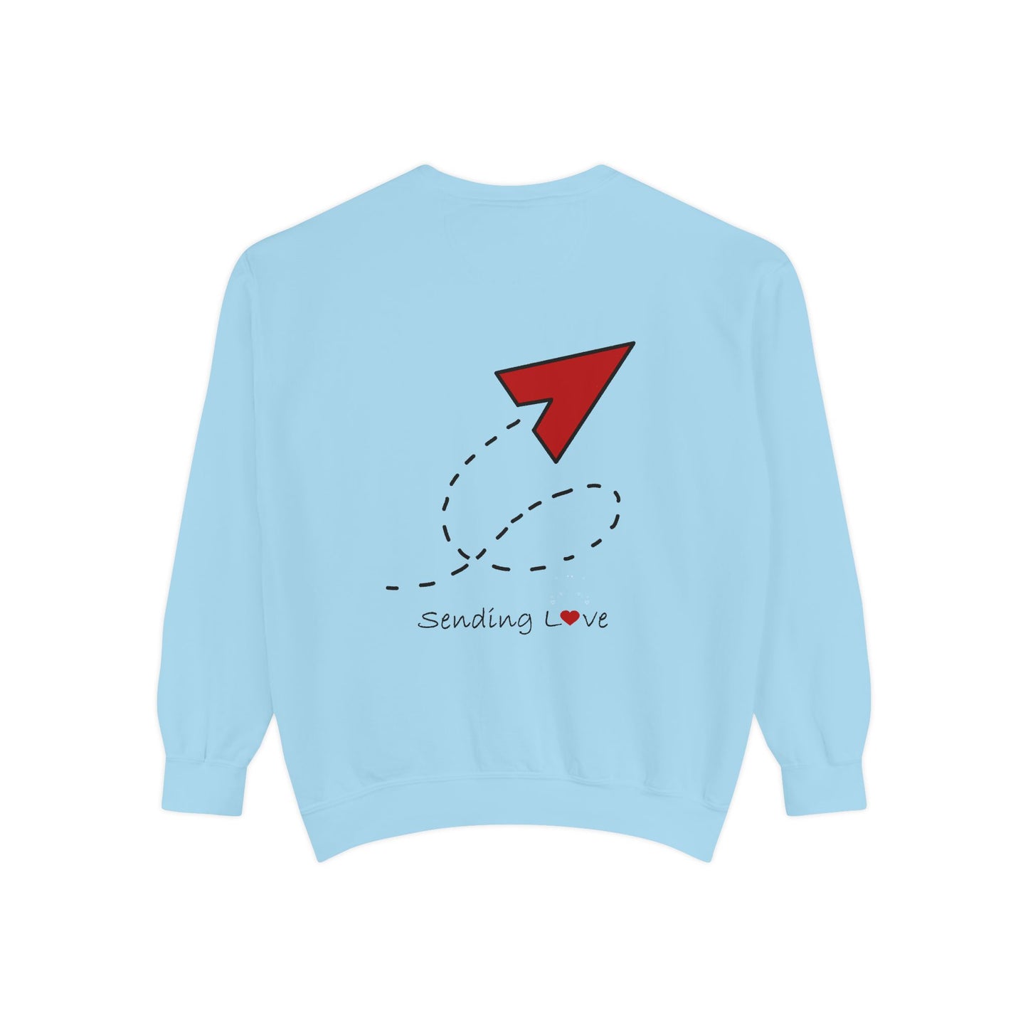 Sending Love | Unisex Garment-Dyed Sweatshirt