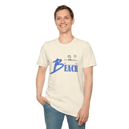 Life is Better at the Beach | Unisex Softstyle T-Shirt