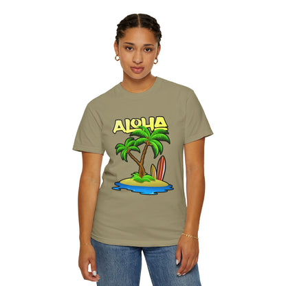 ALOHA | Unisex Garment-Dyed T-shirt