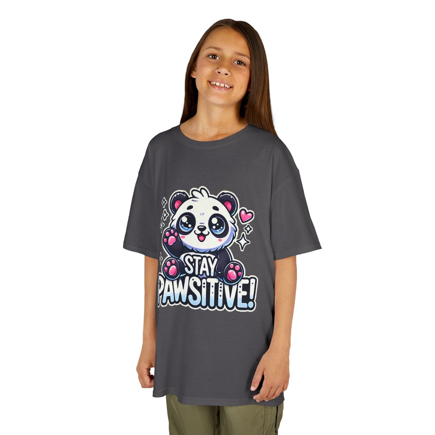 Pawsitive | Kids Heavy Cotton™ Tee
