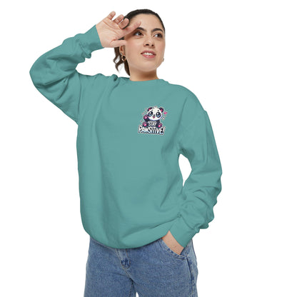 Pawsitive | Unisex Garment-Dyed Sweatshirt
