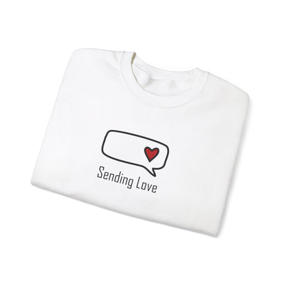 Sending Love_Unisex Heavy Blend™ Crewneck Sweatshirt