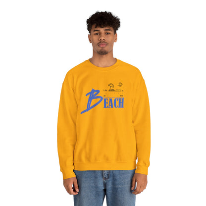 Life is Better at the Beach | Unisex Heavy Blend™ Crewneck Sweatshirt