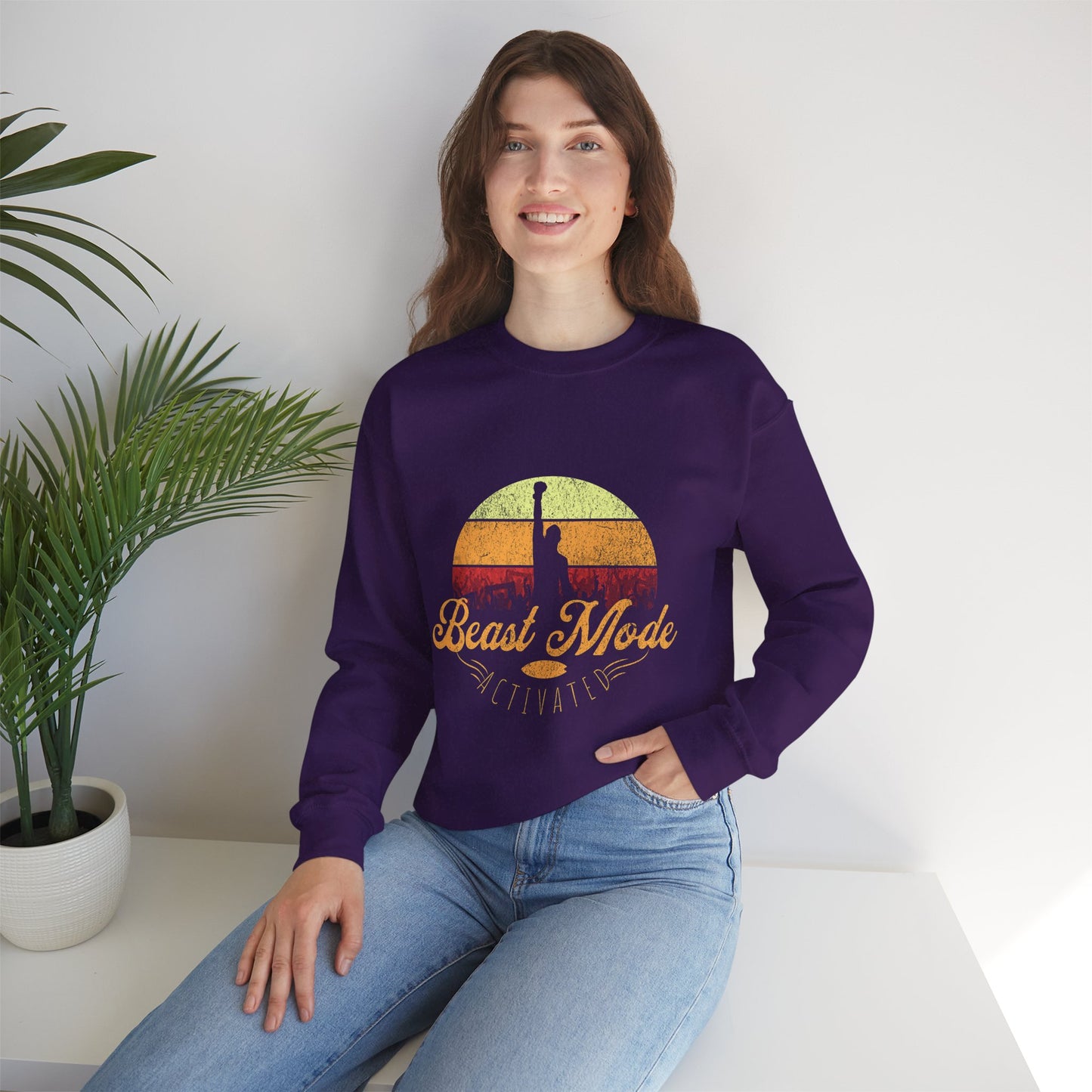 Beast Mode Activated | Unisex Heavy Blend™ Crewneck Sweatshirt