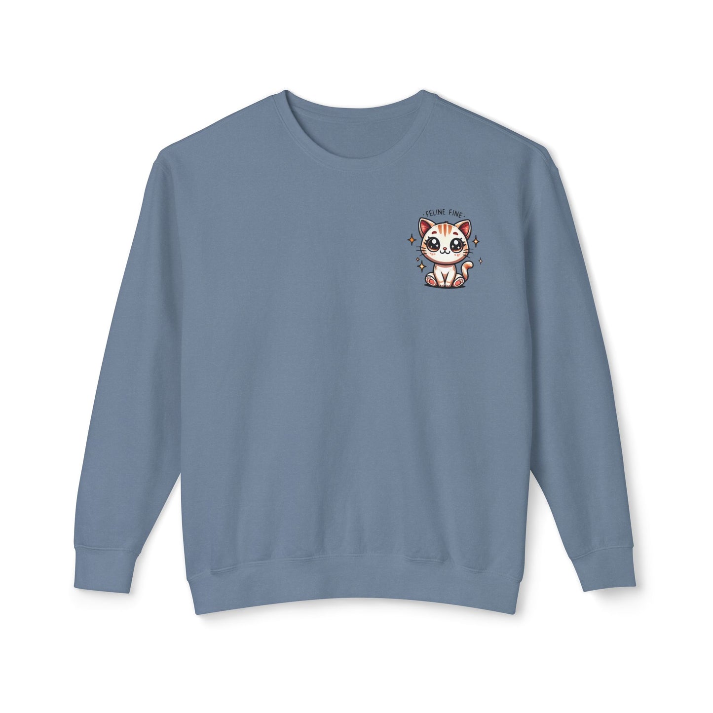Feline Fine | Unisex Lightweight Crewneck Sweatshirt